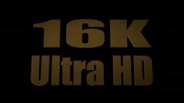 16k 3d render - ekran çözünürlüğü - bilgisayar oluşturulan görüntü