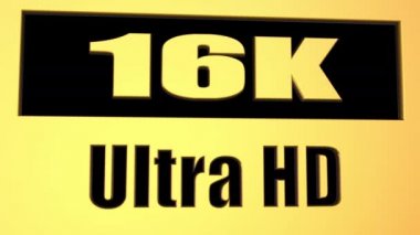 16k 3d render - ekran çözünürlüğü - bilgisayar oluşturulan görüntü