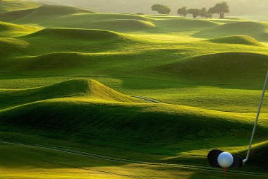 Güzel golf yeri ile dinlenme golf ekipmanları Koleksiyonu