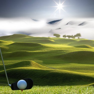 Güzel golf yeri ile dinlenme golf ekipmanları Koleksiyonu