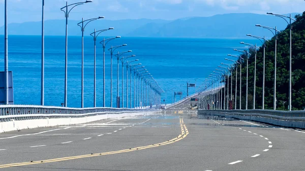 Мост Тайтун Цзиньлунь Красивый Мост Вдоль Восточного Побережья Тайваня — стоковое фото