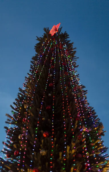 Holiday tree, selective focus, — Stock Photo, Image