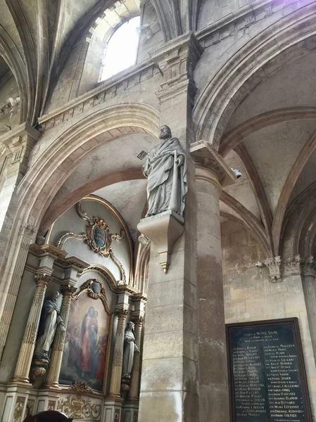 Le Havre Cathedral interior, France, Normandy