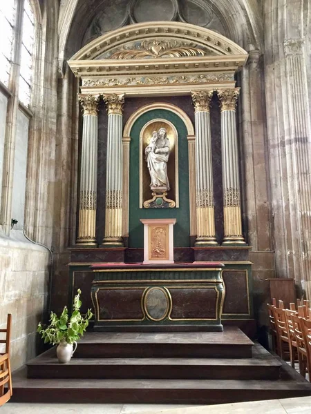 Le Havre Cathedral interior, France, Normandy