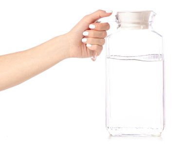 Bir sürahi su ile el sürahi