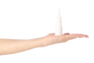 Burun elinde soğuk için sprey