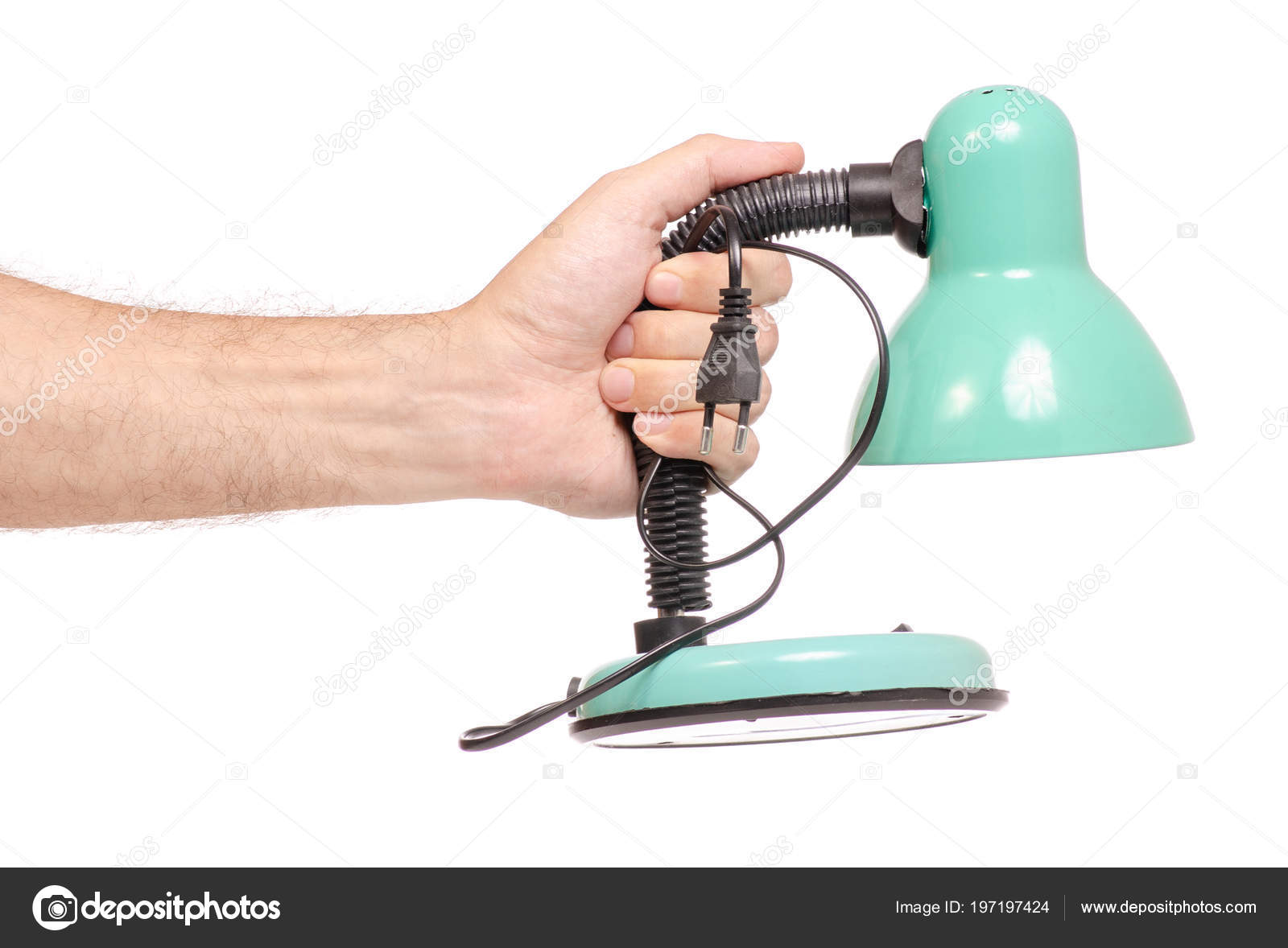 Old Desk Lamp In Hand Stock Photo Evgenyjs1 197197424 Old Desk Lamp In Hand Stock Photo