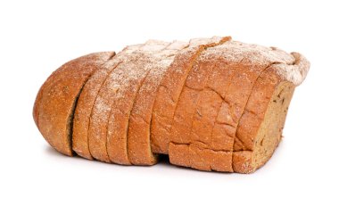 Kahverengi dilimlenmiş ekmek