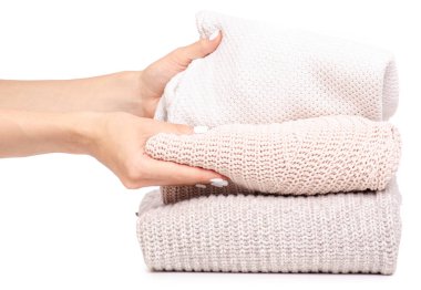 Kazak elinde katlanmış