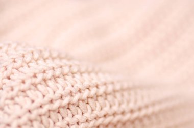 Bej kazak doku kumaş Tekstil örme