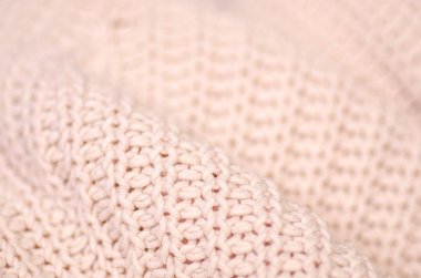 Bej kazak doku kumaş Tekstil örme