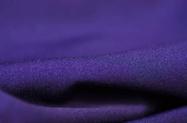 Fabric šaty fialové modré makro pozadí — Stock fotografie