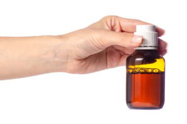 Şurubu el tıp şişe