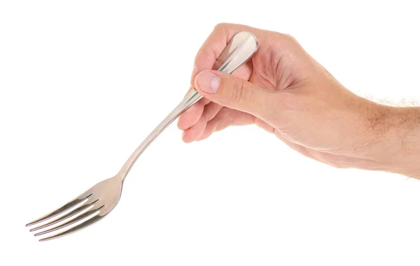 Fork in a hand — Stock Photo, Image