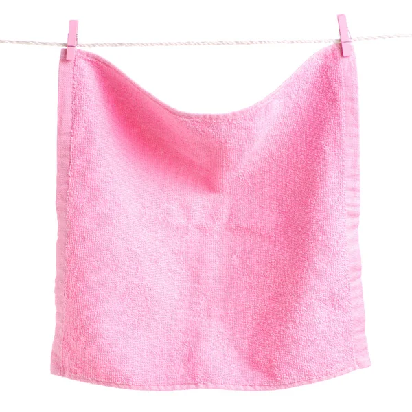 İp clothespins havluda