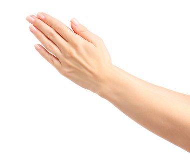 Erkek eli boş gösteri