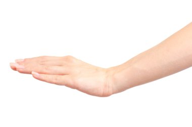 Kadın eli boş düşük düzey göster