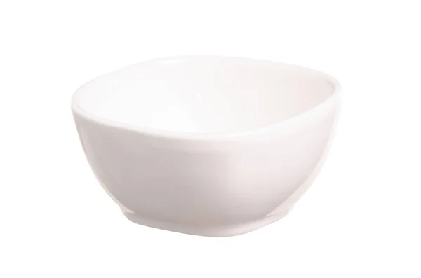 White bowl empty — Stock Photo, Image