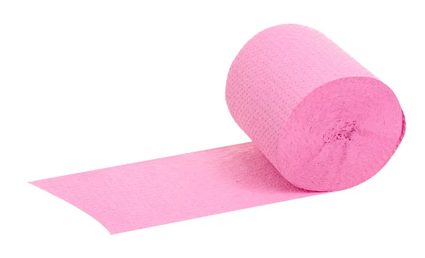 Papel higiénico rosa — Fotografia de Stock