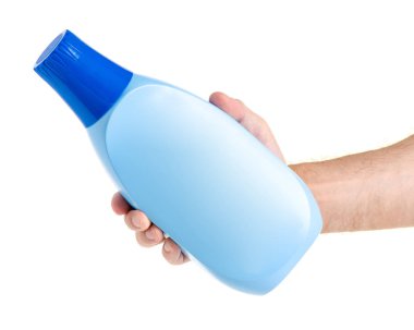 Şişe keten ceketler el kremi ile