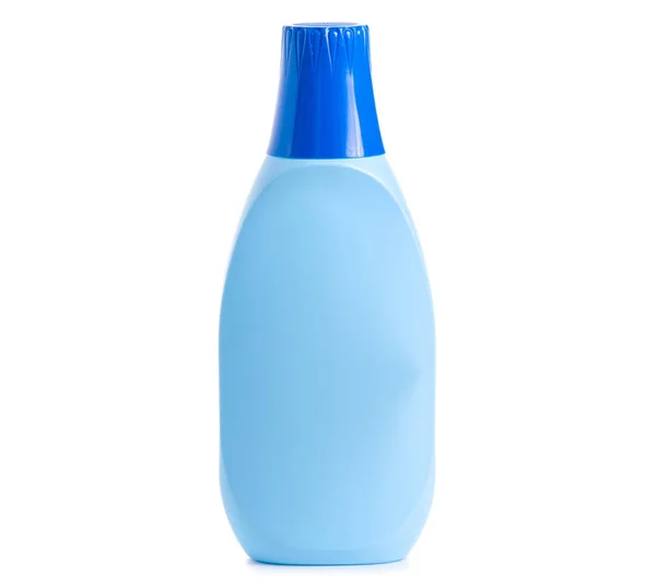 Botol dengan kondisioner untuk pakaian linen — Stok Foto