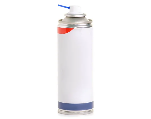 Cylinder aerosol white — Stock Photo, Image