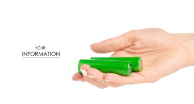 Elinde pil 18650 enerji pil