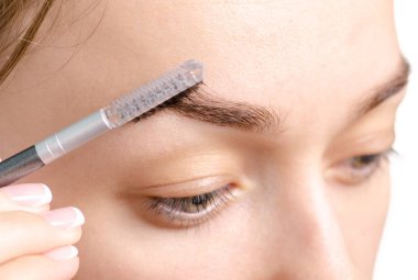 Kadın kaş şekli kahverengi Kaş fırçası