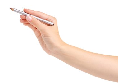 Kaş göz elinde kalem