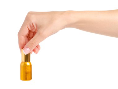 Altın el tırnak cilası yağı kavanoz