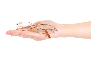 Gözlük el görünümü için