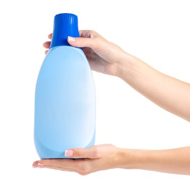 Şişe keten ceketler el kremi ile