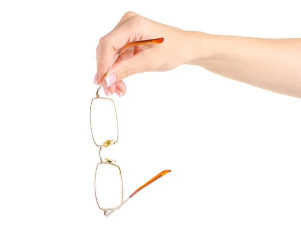 Gafas para la vista en la mano — Foto de Stock