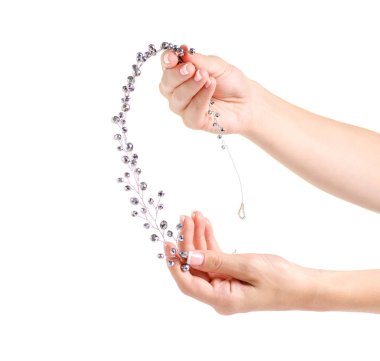 Saç modeli el styling saç çelenk hoop gümüş süs taş