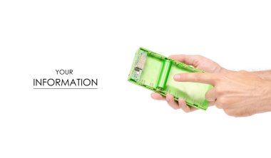 Pil 18650 el güç banka desen