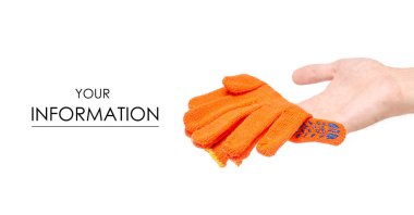 İnşaat yapı eldiven El desen