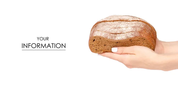 El şeklinde kahverengi dilimlenmiş ekmek — Stok fotoğraf