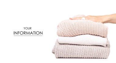 El desen katlanmış kazak