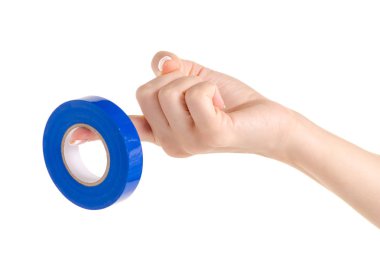 Elinde bina yalıtım bandı