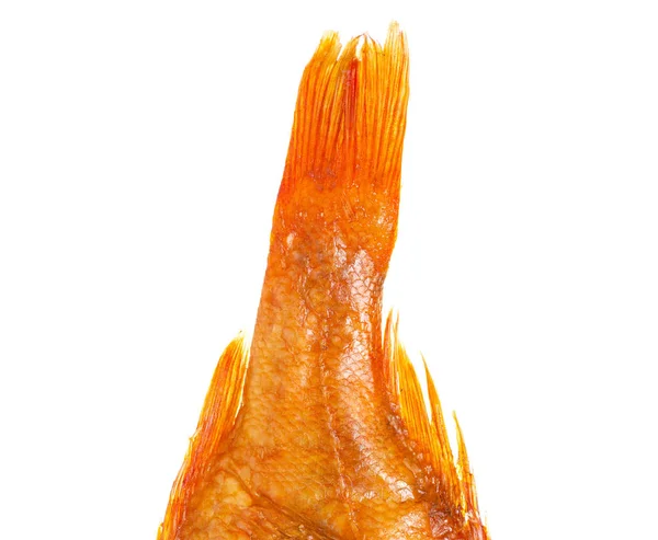 Tail of smoked fish perch — Stock Photo, Image