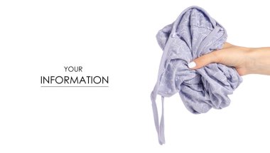 Bir el model mavi gecelik