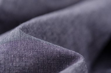 Gri kumaş kumaş makro