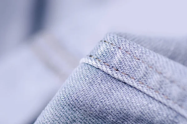 Azul gris jeans tela macro textura moda —  Fotos de Stock