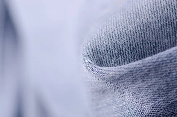 Azul gris jeans tela macro textura moda — Foto de Stock
