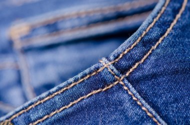 Mavi jeans kumaş makro doku moda