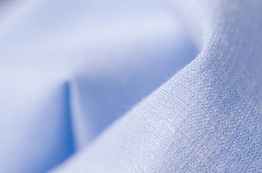 Mavi kumaş keten giyim