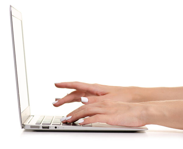 Серый блокнот в руке
