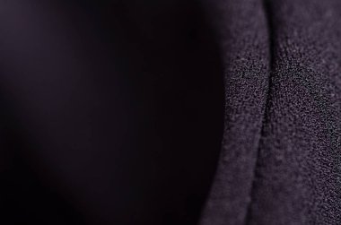 Siyah kumaş malzeme doku makro