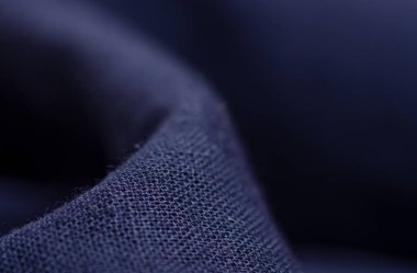 Mavi kumaş malzeme doku makro