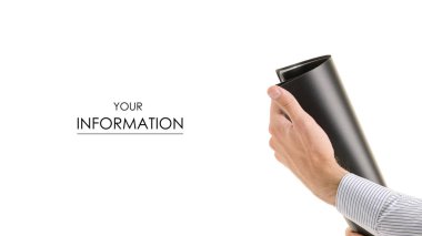 Erkek el klasör yalıtım siyah